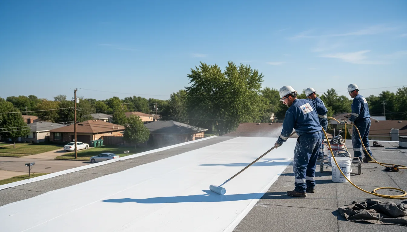 Commercial roof coating in Montrose, AR near me